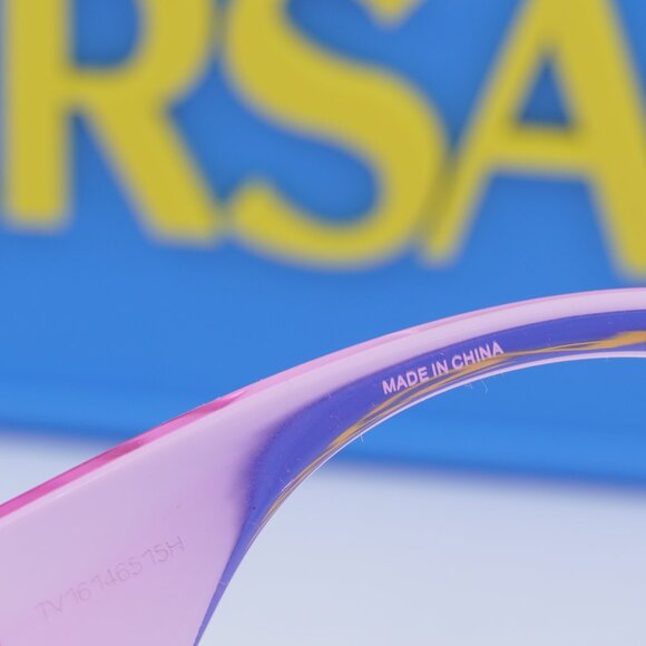 Versace Kids VK4429U 5370/5 Geometric Sunglasses - Pink/Fuchsia - Picture 9 of 10